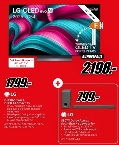 Promotie: OLED evo AI 2025 C54