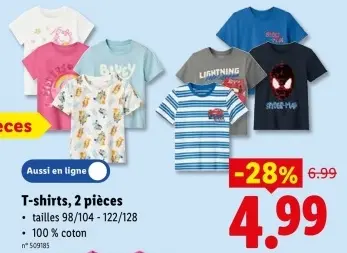 Offre: T-shirts