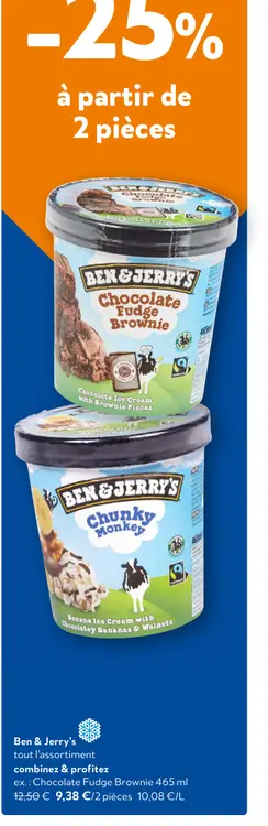 Offre: Ben & Jerry's Chocolate Fudge Brownie