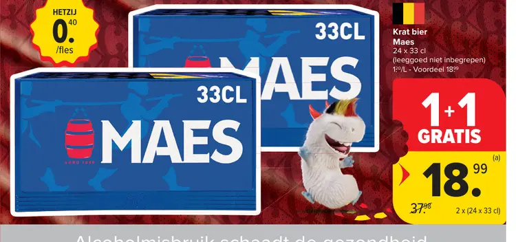 Promotie: Krat bier