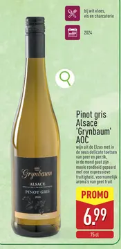 Aanbieding: Pinot gris Alsace 'Grynbaum' AOC