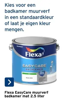 Aanbieding: Flexa EasyCare muurverf badkamer mat
