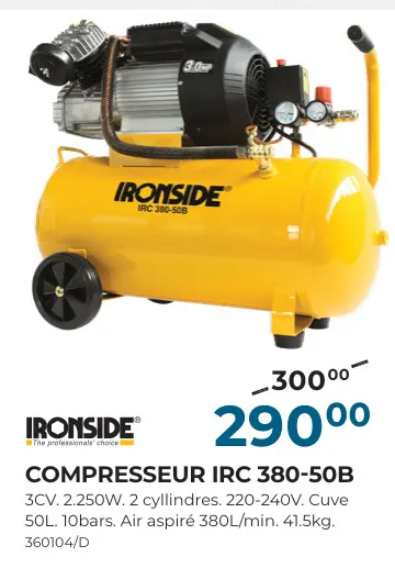 Offre: Compresseur irc 380-50b