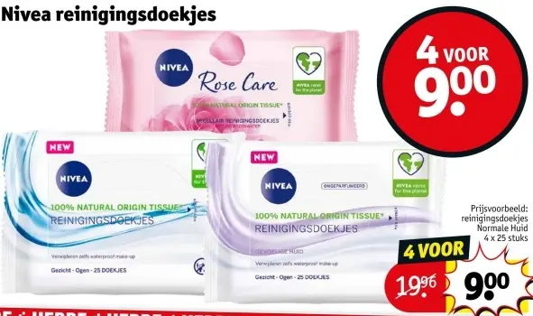 Aanbieding: Nivea reinigingsdoekjes