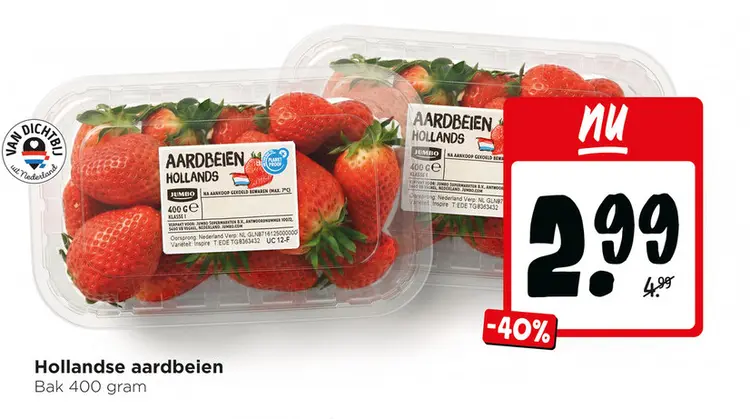 Aanbieding: Aardbeien Hollands
