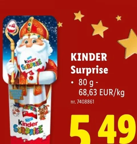 Promotie: Kinder Surprise