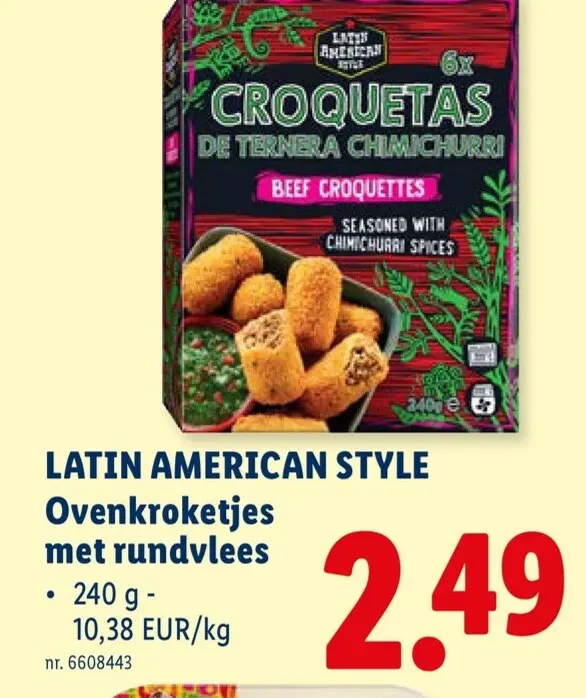 Promotie: Ovenkroketjes met rundvlees