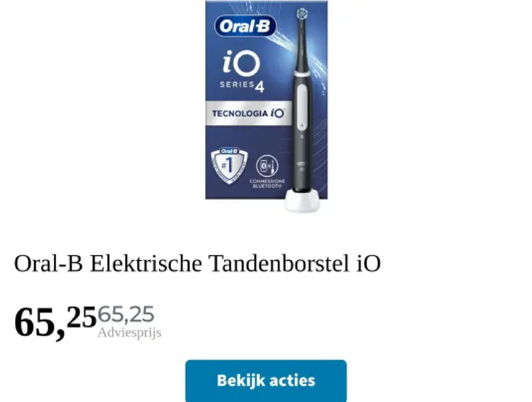 Aanbieding: Elektrische Tandenborstel iO