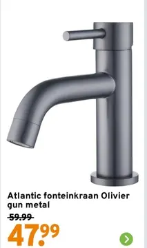 Aanbieding: Atlantic fonteinkraan Olivier