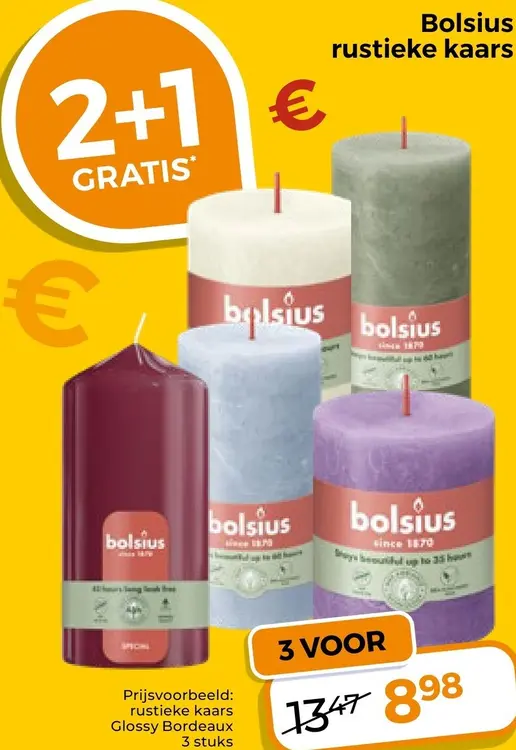 Aanbieding: Rustieke kaars