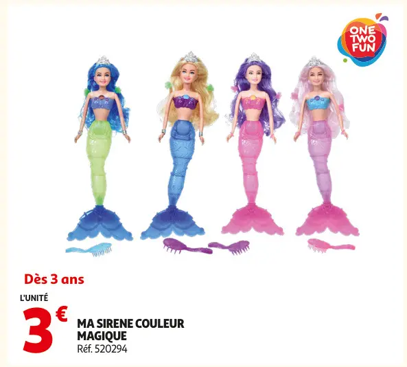 Offre: Ma sirene couleur magique