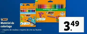 Offre: Matériel de coloriage