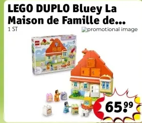 Offre: LEGO DUPLO Bluey La Maison de Famille de...