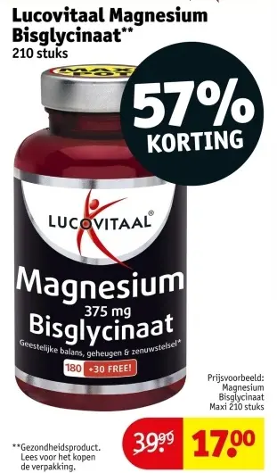 Aanbieding: Magnesium Bisglycinaat