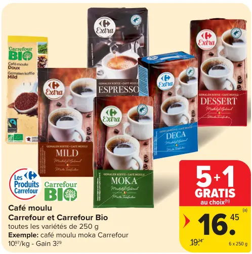 Offre: Café moulu