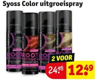 Aanbieding: Syoss Color uitgroeispray
