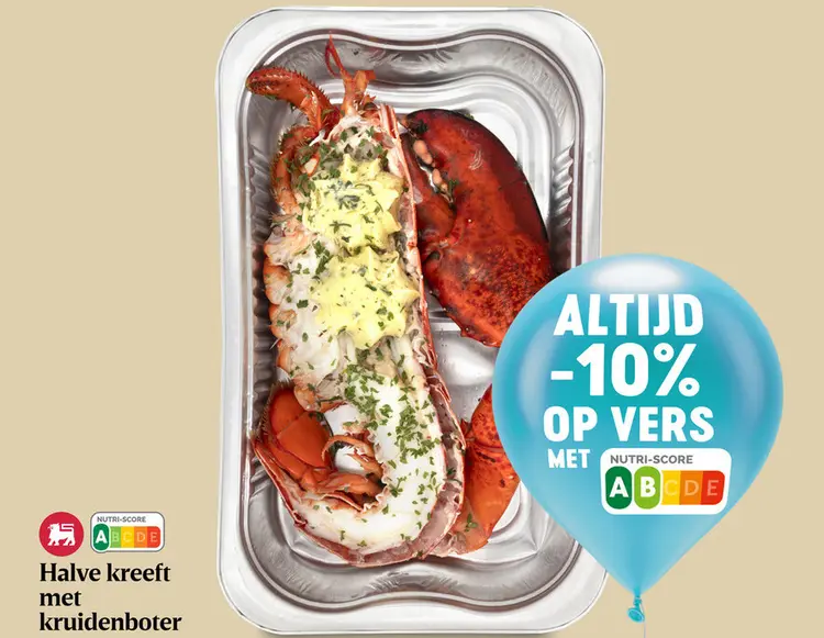 Promotie: Halve kreeft
