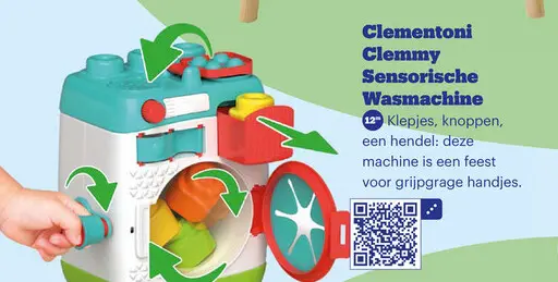 Aanbieding: Clemmy Sensorische Wasmachine