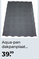Aanbieding: Aqua - pan dakpanplaat