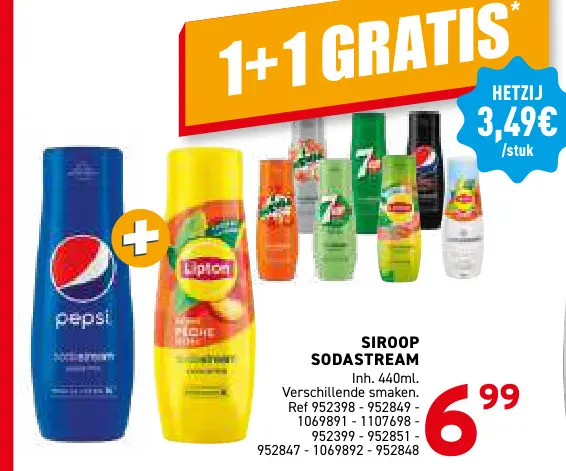 Promotie: Siroop Sodastream