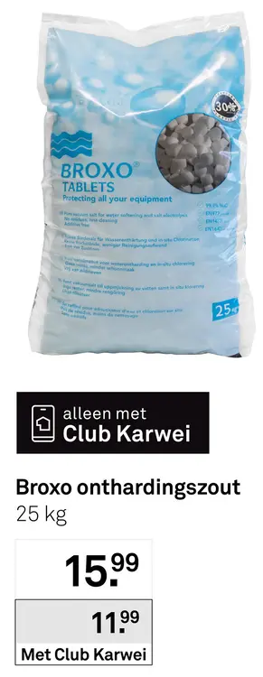 Aanbieding: Broxo onthardingszout 25 kg