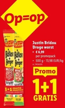 Promotie: Droge worst