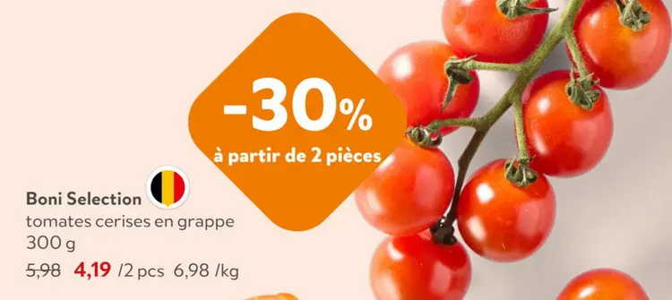 Offre: Tomates cerises en grappe