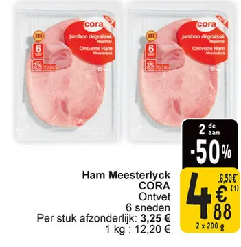 Aanbieding: Ham Meesterlyck CORA Ontvet
