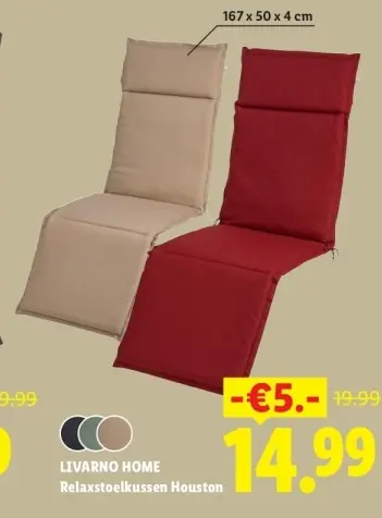 Aanbieding: Relaxstoelkussen Houston