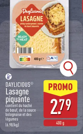Offre: Lasagne piquante