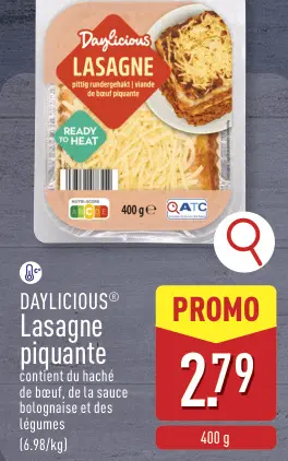 Offre: Lasagne piquante