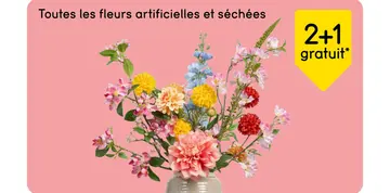 Offre: Toutes les fleurs artificielles et séchées