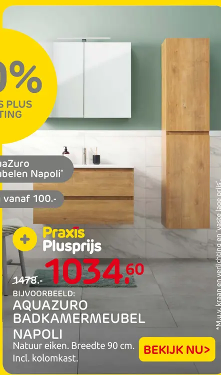 Aanbieding: Badkamermeubel napoli