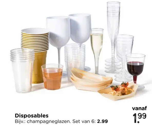 Promotie: Disposables