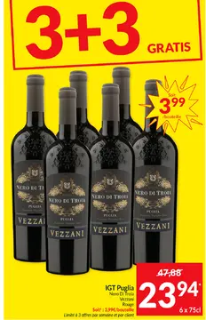 Offre: IGT Puglia Nero Di Troia Vezzani Rouge