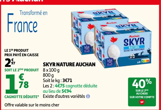 Offre: Skyr nature