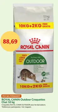 Offre: ROYAL CANIN Outdoor Croquettes Chat