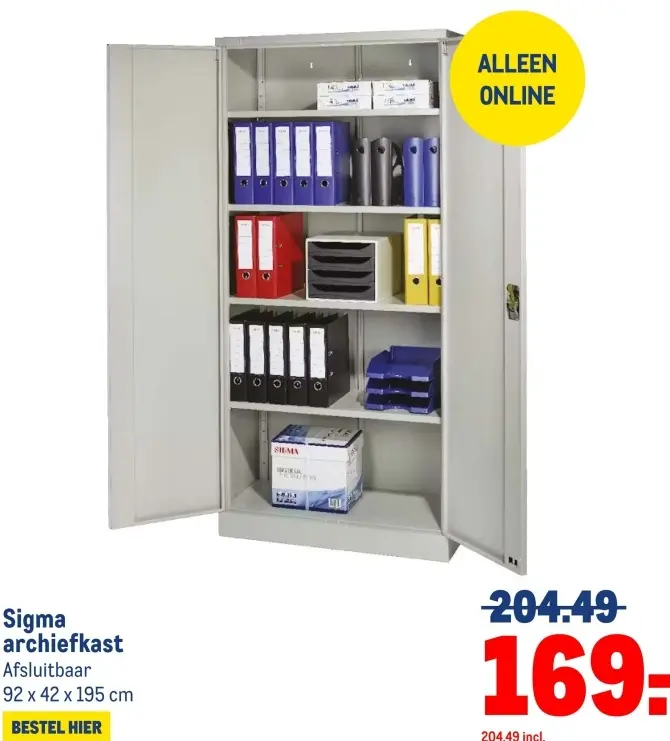 Aanbieding: Sigma archiefkast