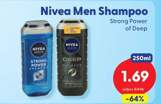 Aanbieding: Nivea Men Shampoo