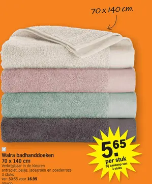 Aanbieding: Walra badhanddoeken