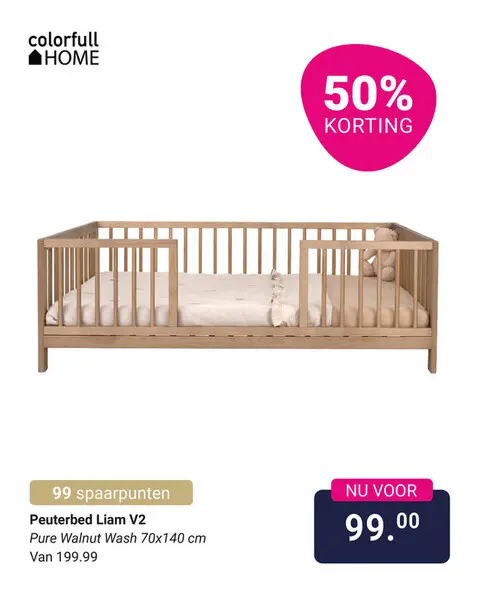 Aanbieding: Peuterbed Liam V2
