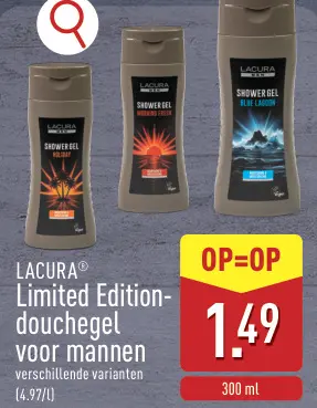 Promotie: Limited Edition-douchegel voor mannen