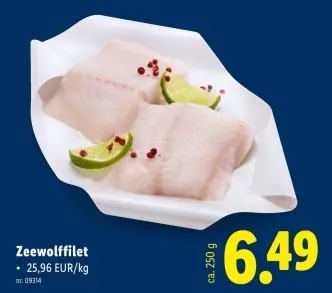 Promotie: Zeewolffilet
