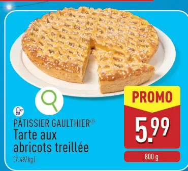 Offre: Tarte aux abricots treillée