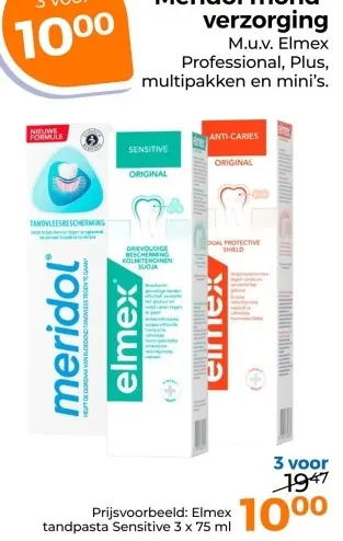 Aanbieding: Elmex tandpasta Sensitive
