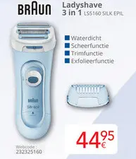 Aanbieding: Ladyshave 3 in 1 SILK EPIL