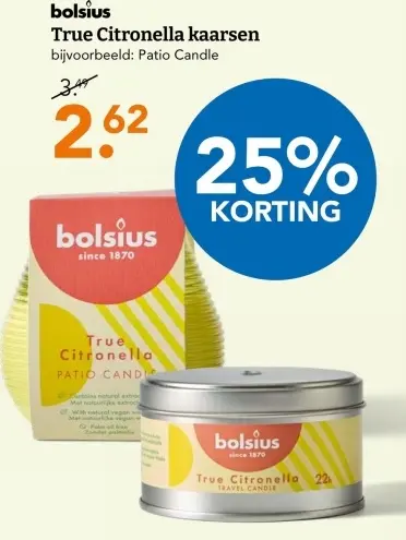 Aanbieding: True Citronella kaarsen