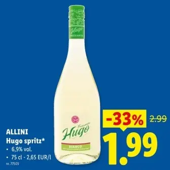 Promotie: Hugo spritz