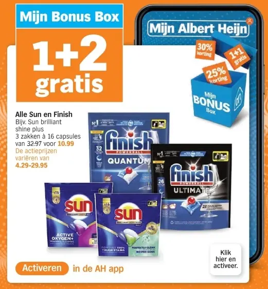 Aanbieding: Alle Sun en Finish
