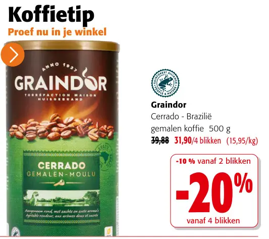 Promotie: Graindor Cerrado - Brazilië